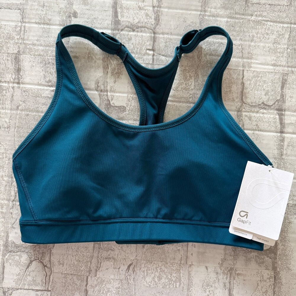GAP Teal Racerback Sports Bra